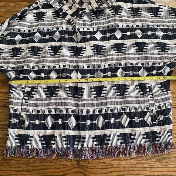 Bb Dakota Aztec Print Open Cardigan Jacket Womens Size S Small - Picture 4 of 6